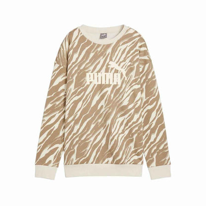 Women’s Sweatshirt without Hood Puma Essentials+ Animal Aop Crew Fl Mujer