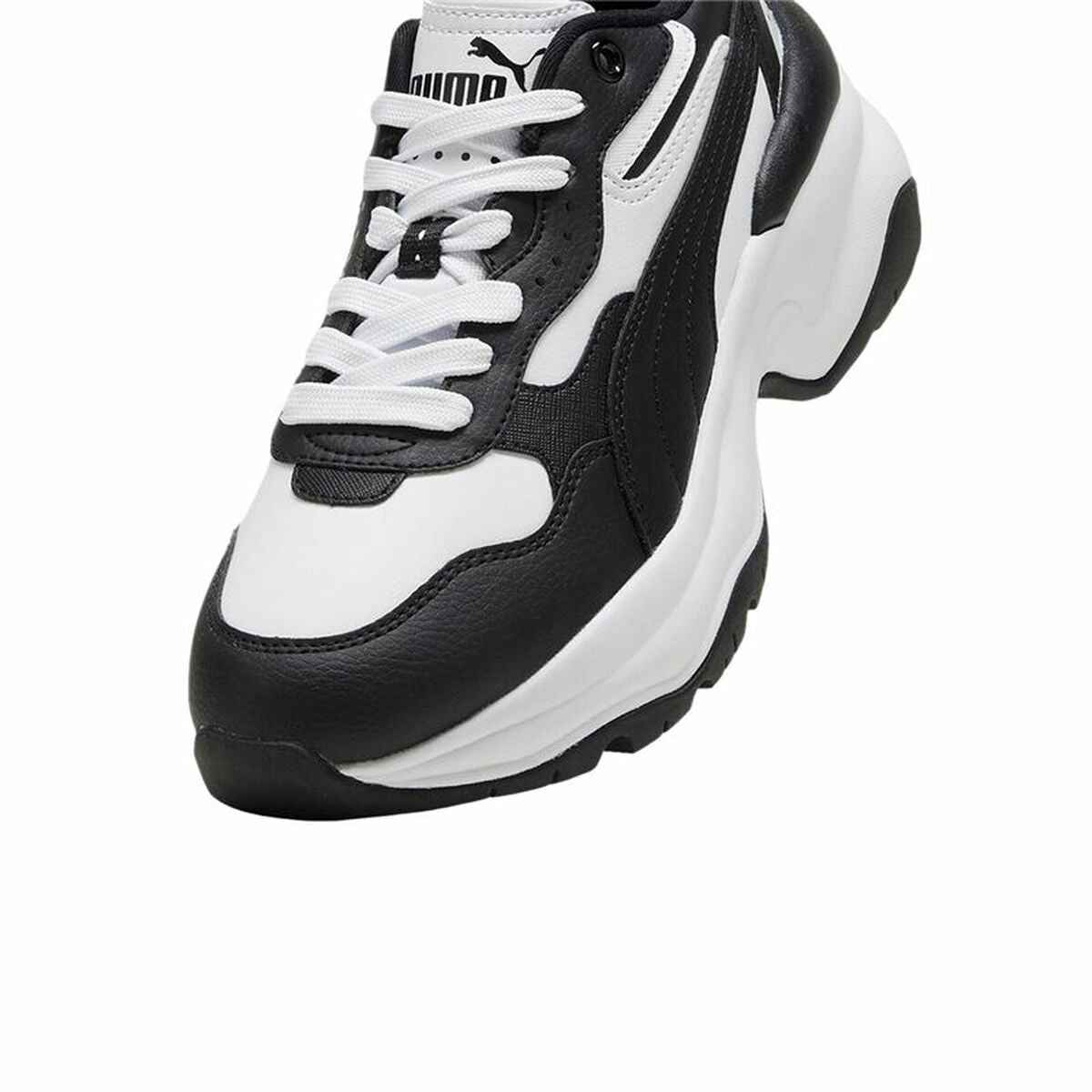 Women's casual trainers Puma Cilia Wedge White Black