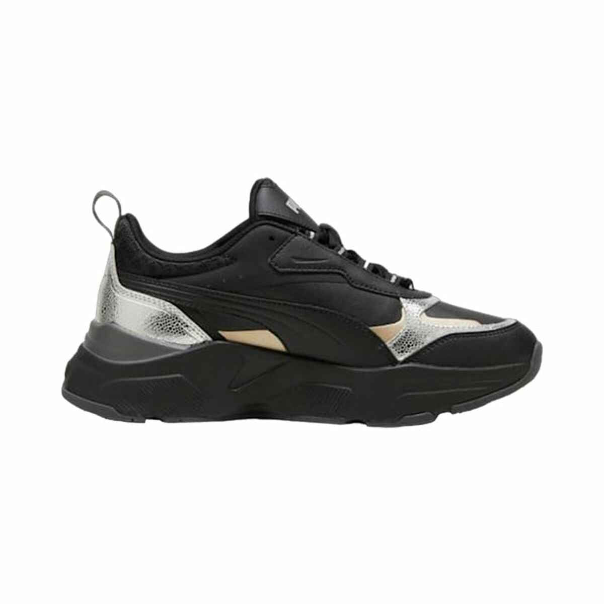 Women's casual trainers Puma Cassia Metallic Shine Black