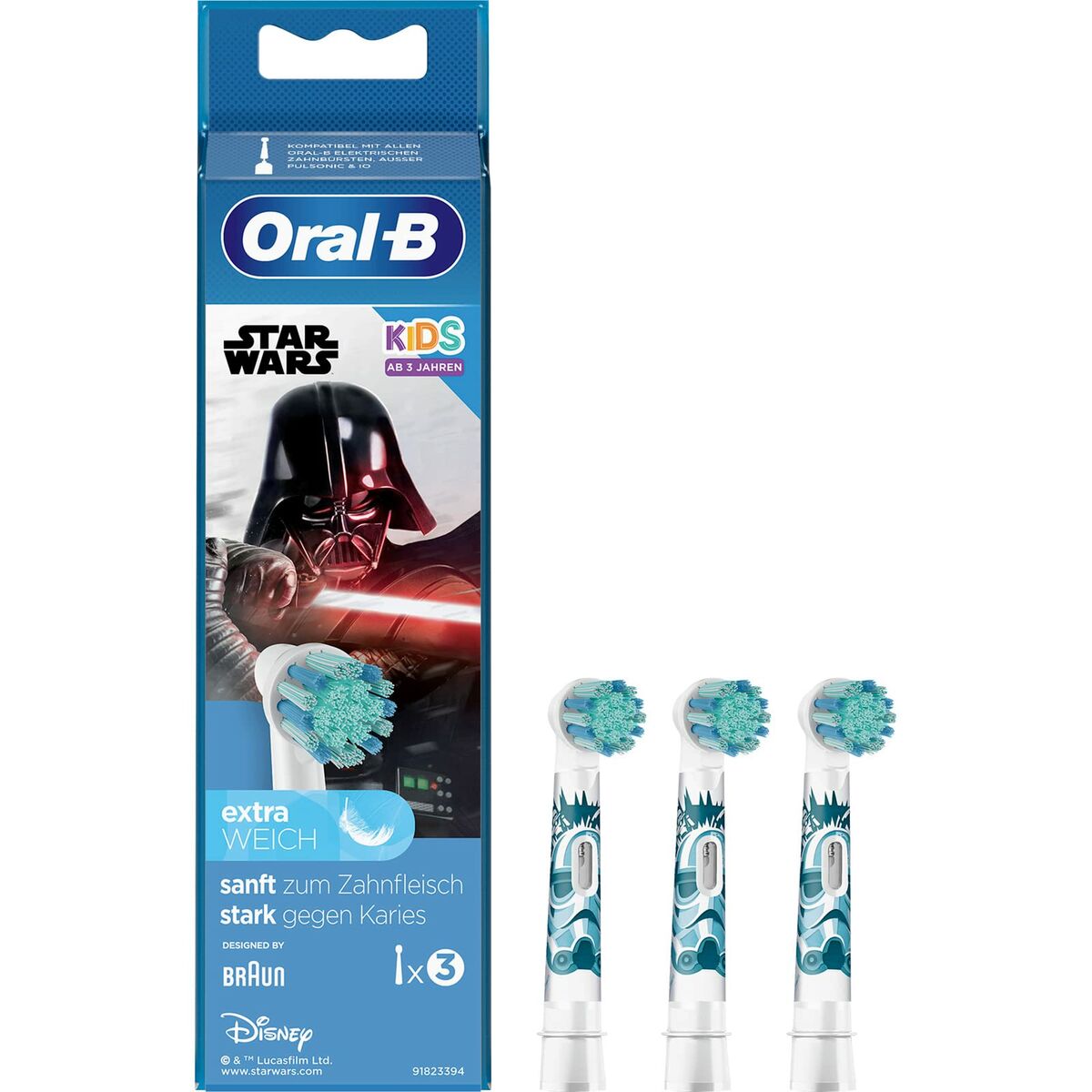 Replacement Head Oral-B Stages Power Star Wars 3 Units - Oral hygiene - Oral-B - Default Title