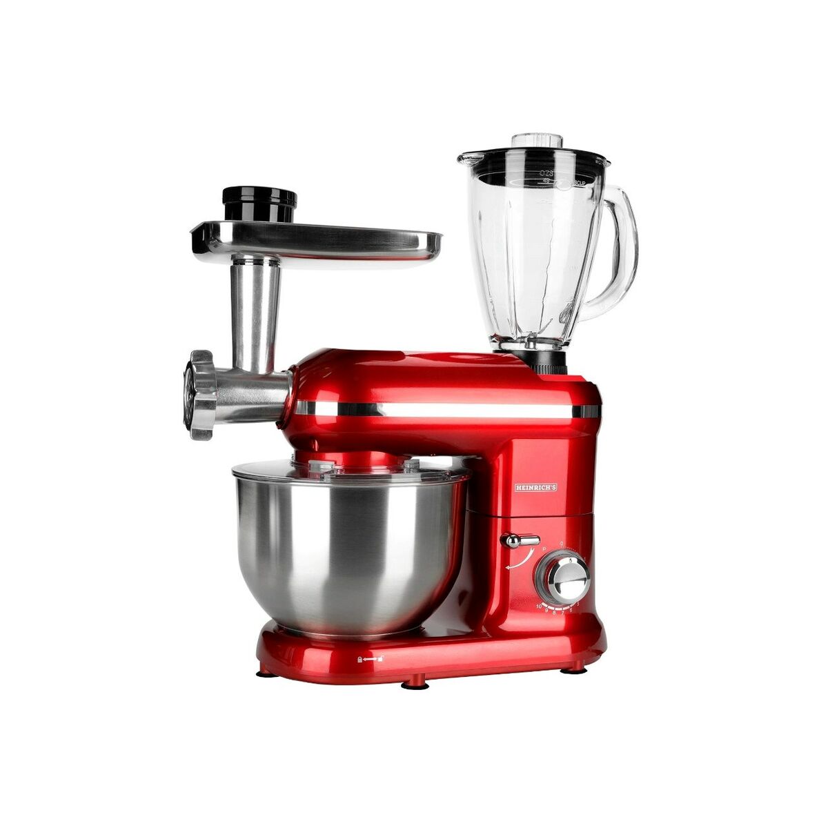 Food Processor Heinrich's HKM 5262 Red 1300 W