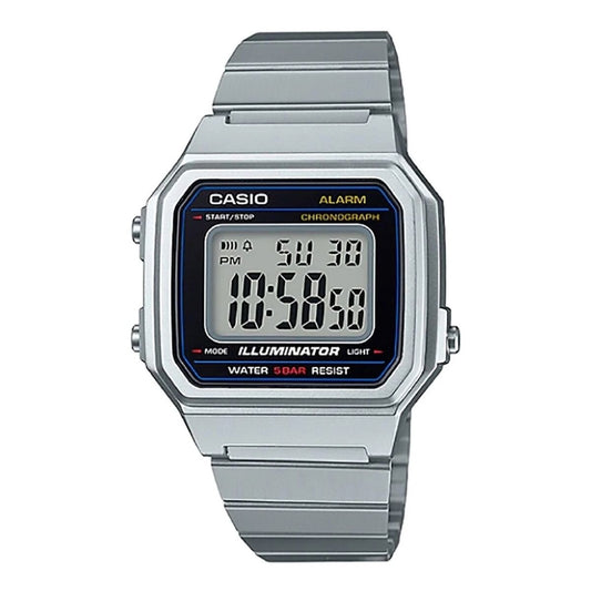 Unisex Watch Casio B650WD-1AEF Black Silver (Ø 41 mm) Casio