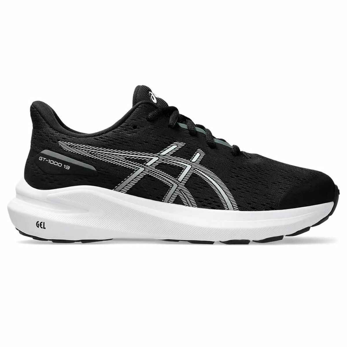 Running Shoes for Kids Asics GT-1000 13 GS Black