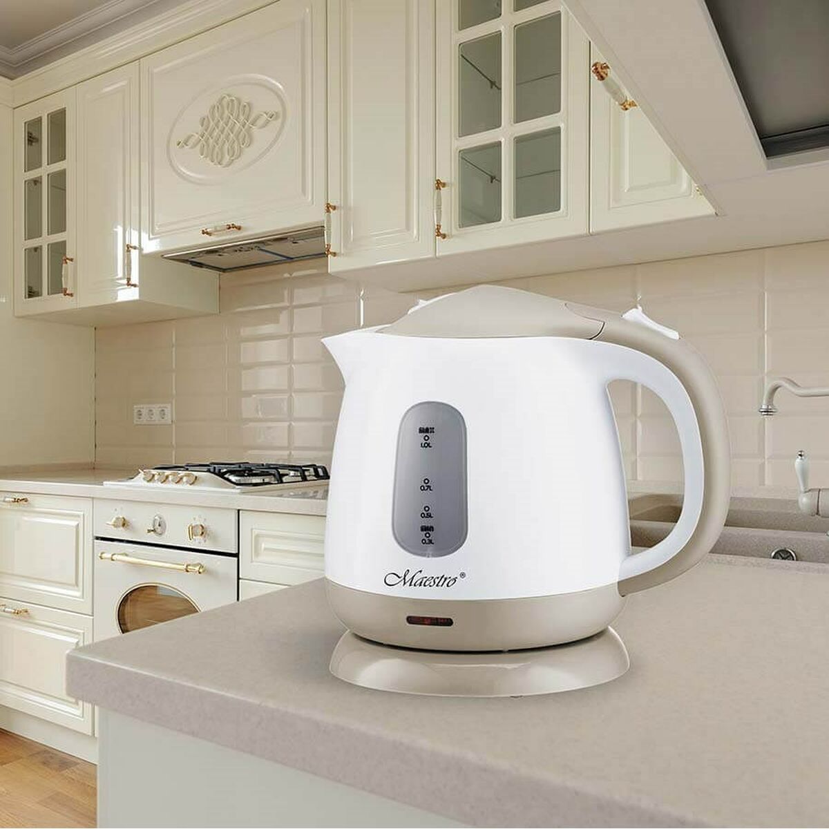 Kettle Feel Maestro MR-012 White Beige 1 L Feel Maestro