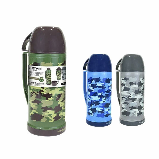 Travel thermos flask ThermoSport Multicolour 12 Units