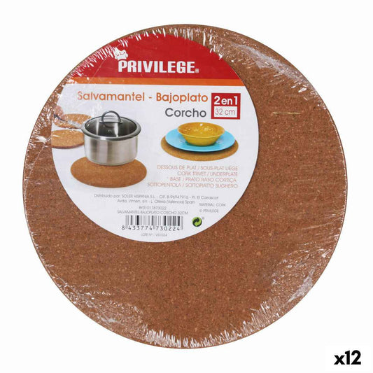 Table Mat Privilege 32 x 1 cm (12 Units)