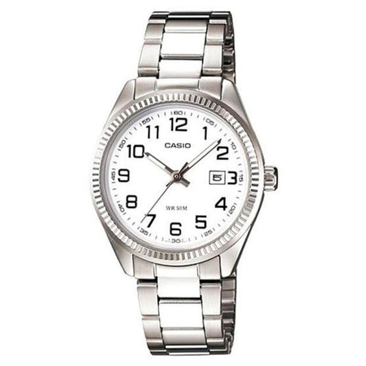 Ladies' Watch Casio DATE WHITE (Ø 30 mm) Casio