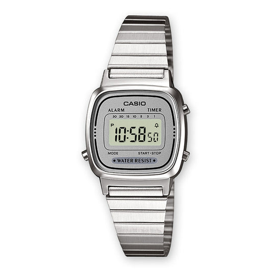 Unisex Watch Casio LA670WEA-7EF Grey Silver (Ø 25 mm) Casio