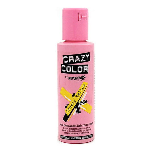 Semi-Permanent Tint Canary Yellow Crazy Color 21597 Nº 49