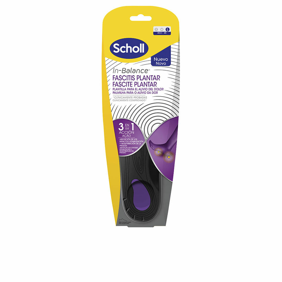 Stencils Scholl Fascitis Plantar L 42,5-45 Scholl