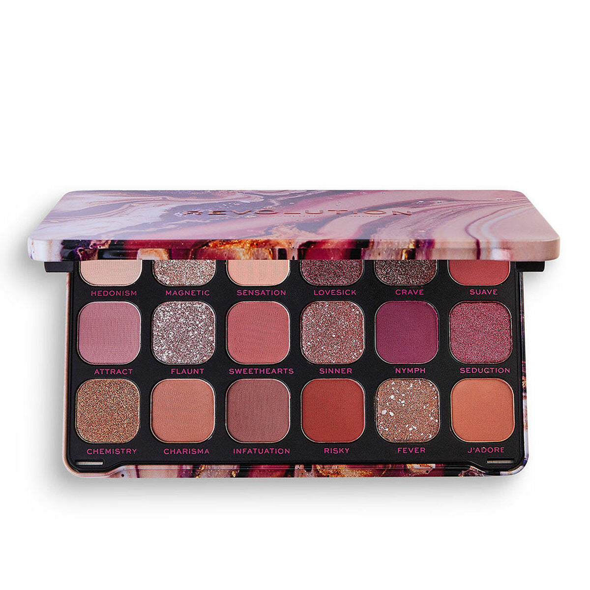 Eye Shadow Palette Revolution Make Up Forever Flawless Allure 18 colours Revolution Make Up