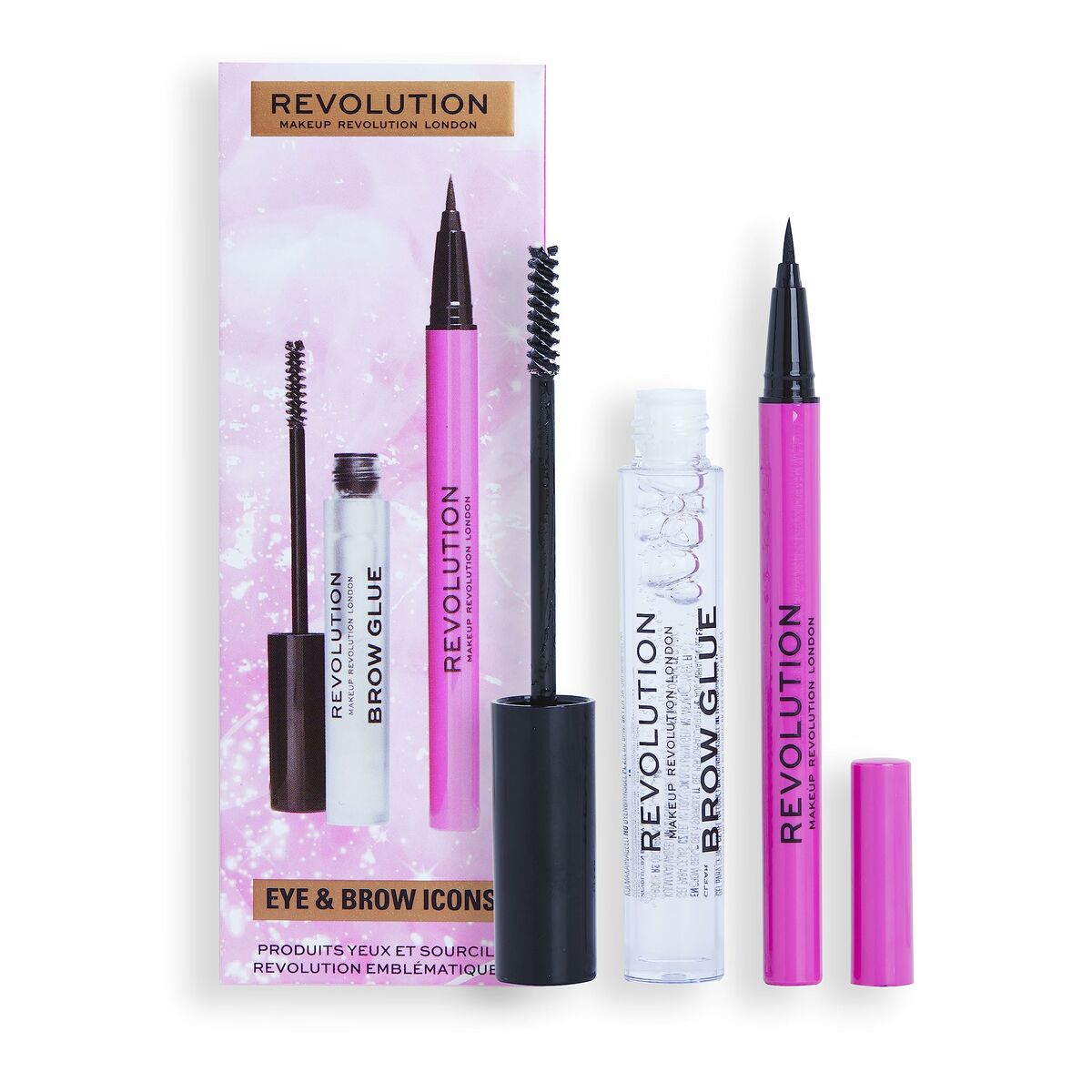 Make-Up Set Revolution Make Up Eye & Brow Icons 2 Pieces Revolution Make Up