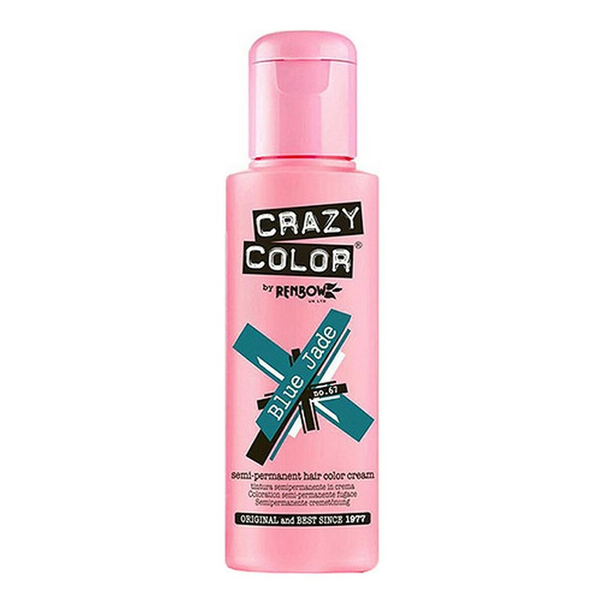 Semi-Permanent Tint Jade Crazy Color Nº 67 (100 ml)