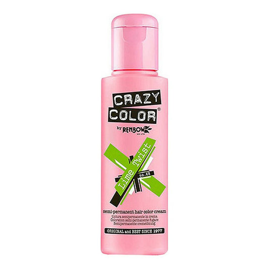 Semi-Permanent Tint Lime Twist Crazy Color Nº 68 (100 ml)