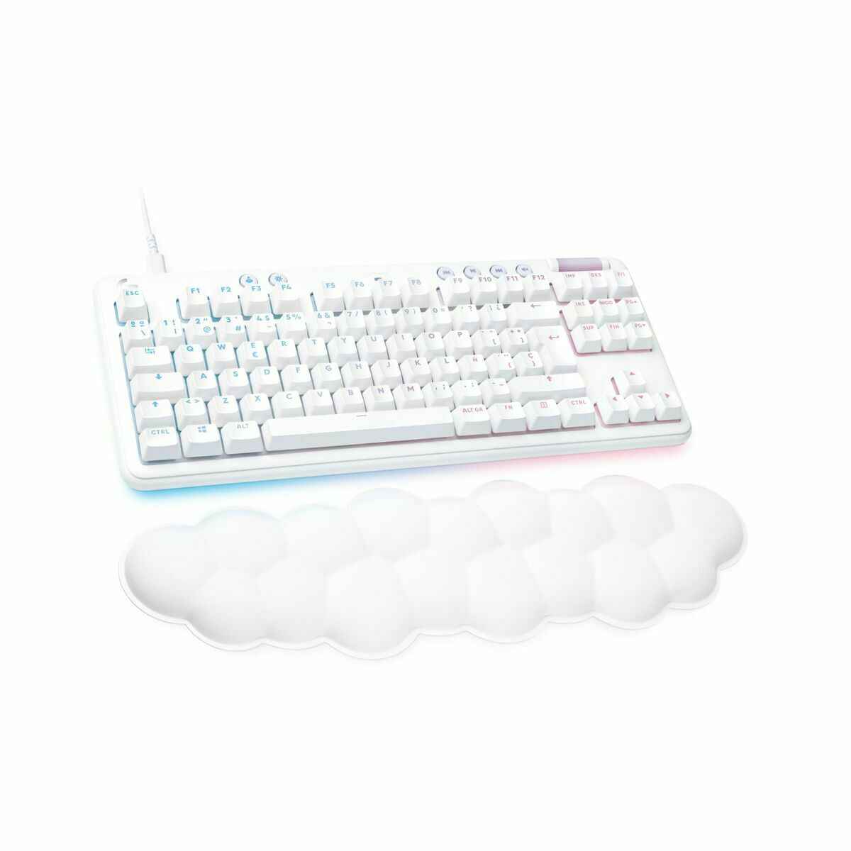 Keyboard Logitech 920-010414 White Spanish Spanish Qwerty QWERTY