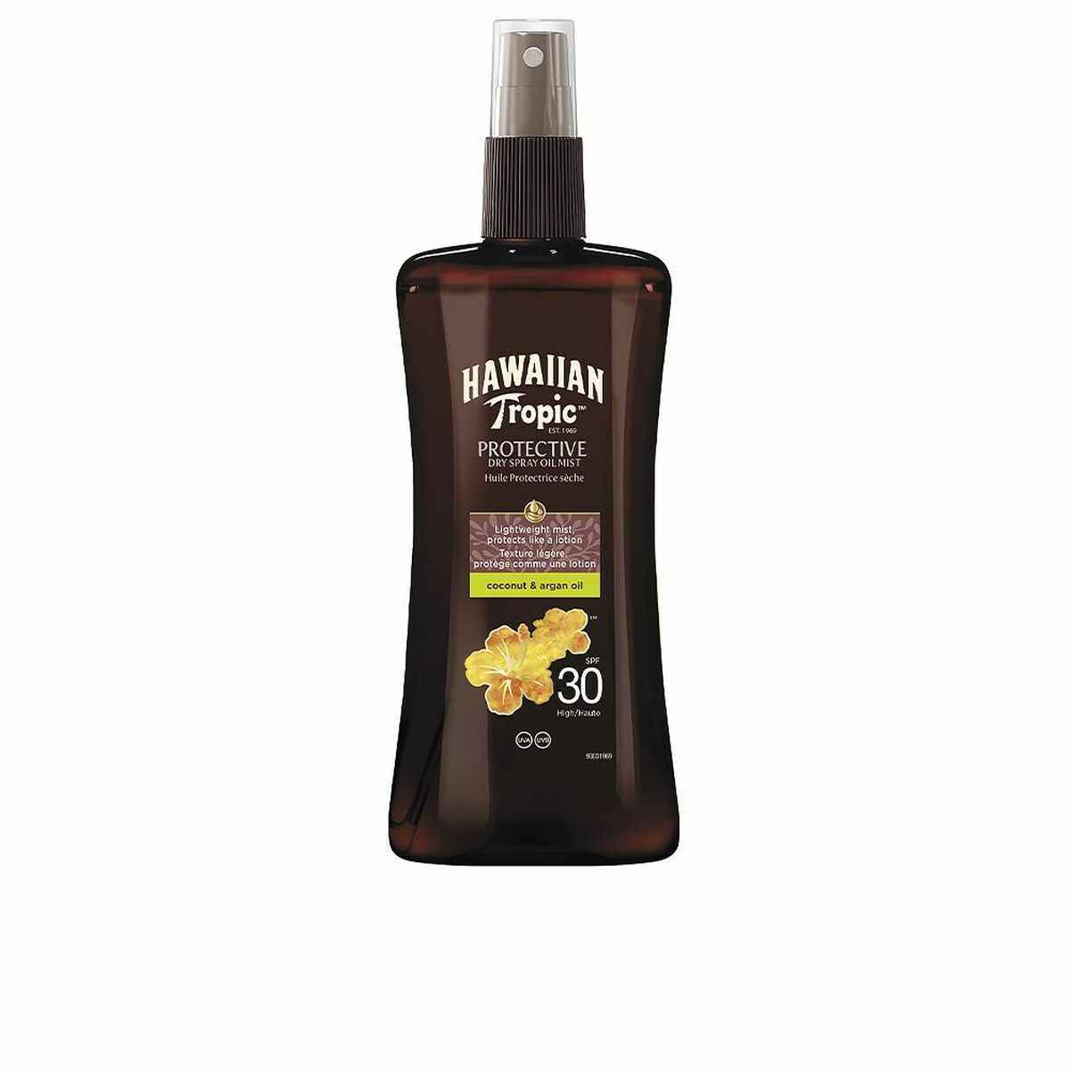 Sunscreen Oil Hawaiian Tropic Y301765200 Spf 30 Coconut Argan