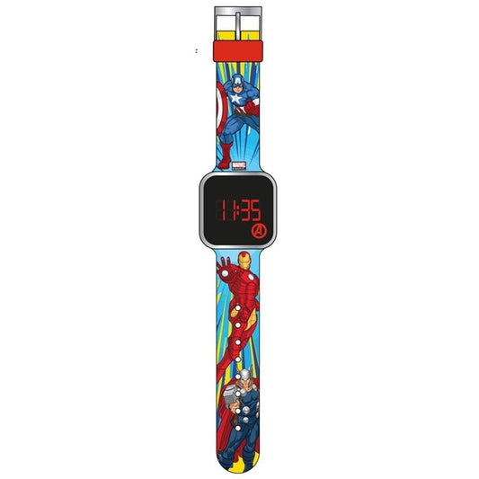 Ladies' Watch Cartoon AVENGERS - LED WATCH (Ø 33 mm) Cartoon