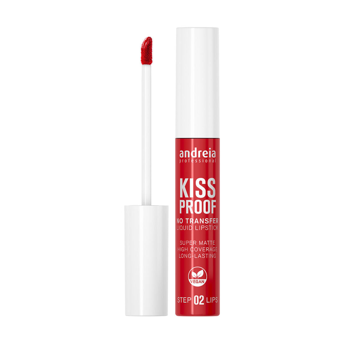 Lipstick Andreia Kiss Proof 8 ml Red Nº 2 byKim Andreia