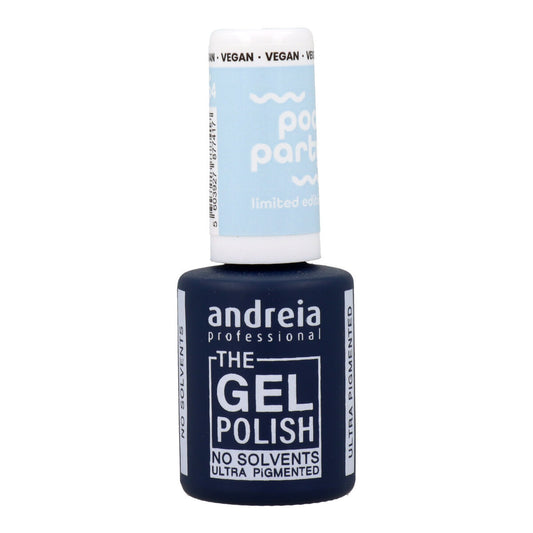 Nail Polish Semi-permanent Andreia Polish Pool Party N.4 Pastel Blue 10,5 ml