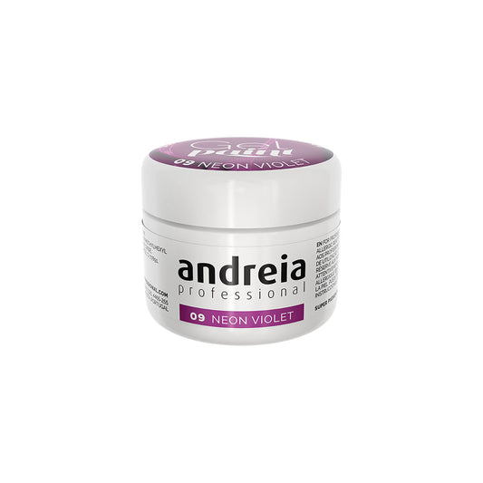 Nail polish Andreia Gel Paint Violet Nº 09 4 ml Neon