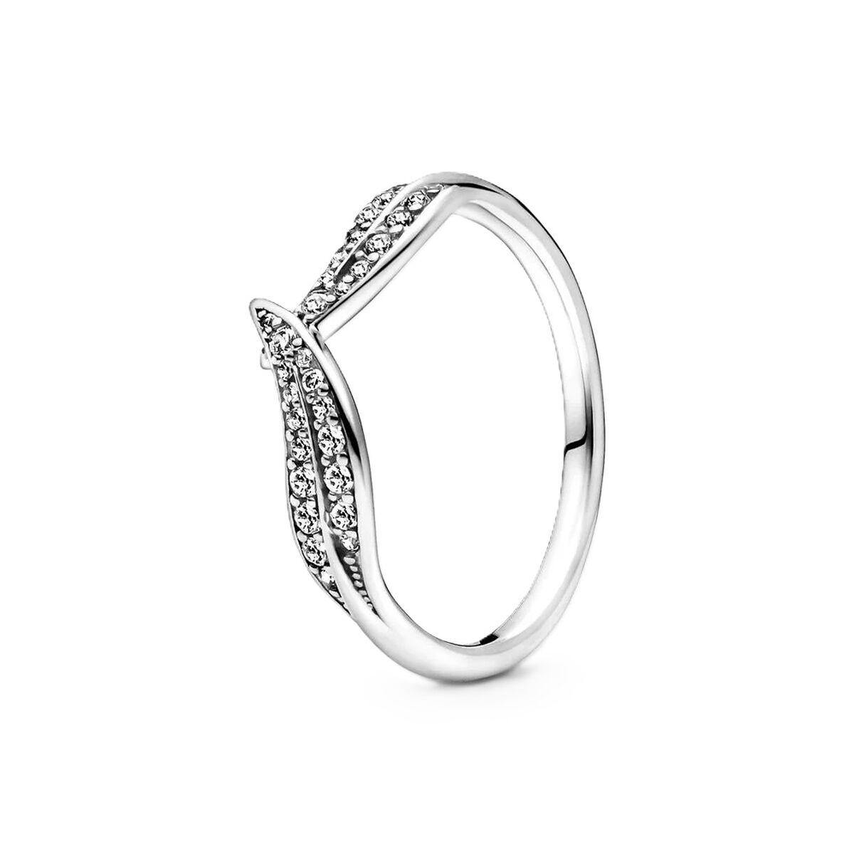 Ladies' Ring Pandora LEAF PAVE - RING - SIZE 52 Pandora