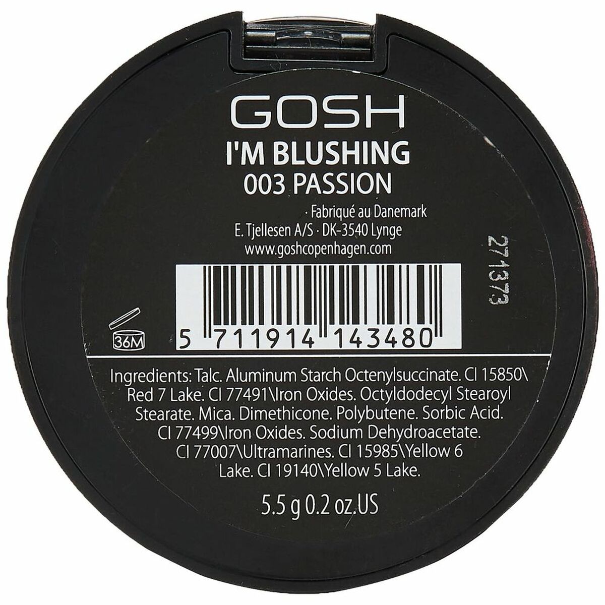 Blush Gosh Copenhagen (5,5 g) Gosh Copenhagen