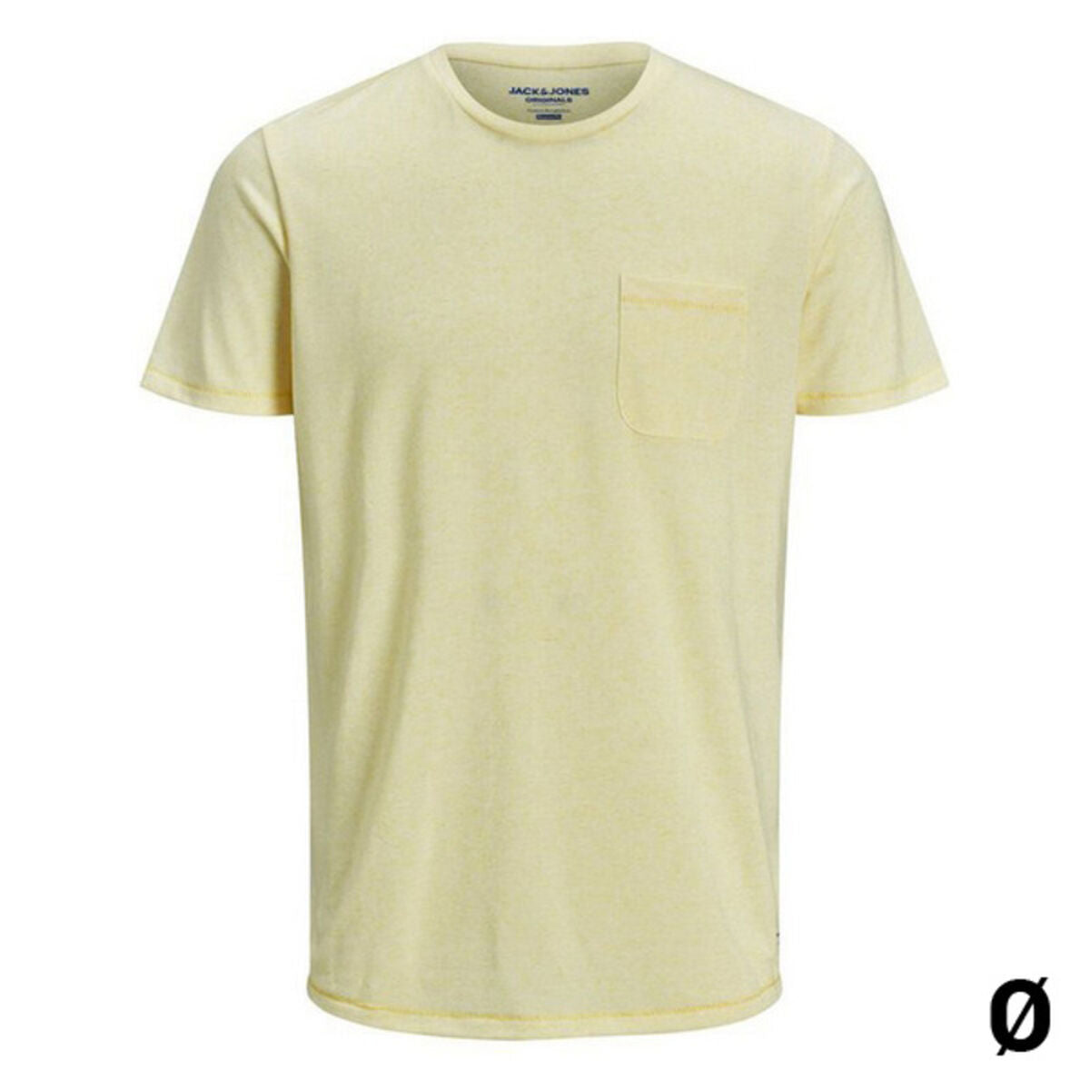 Men’s Short Sleeve T-Shirt Jack & Jones 12171674 FLA Yellow Jack and Jones