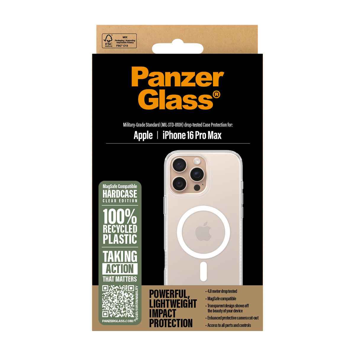 Mobile Screen Protector PanzerGlass iPhone 16 Pro Max Apple