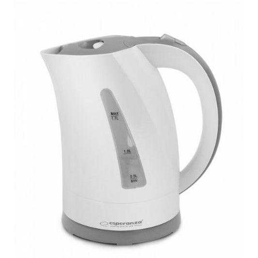 Kettle Esperanza EKK022 White Grey Stainless steel Plastic 2200 W 1,7 L Esperanza