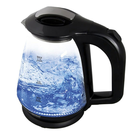 Kettle Esperanza EKK024K Black Glass Plastic 1500 W 1,7 L Esperanza