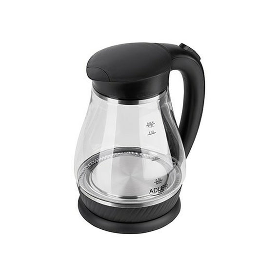 Kettle Adler AD 1274 Black Glass 2200 W 1,7 L Adler