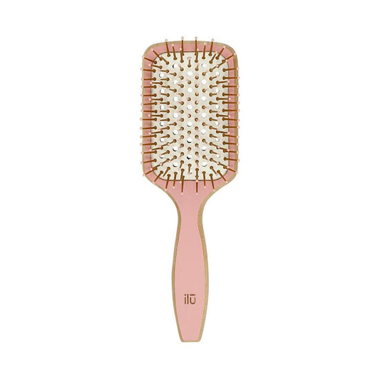 Detangling Hairbrush Ilū Bamboom Squared Pink Ilū