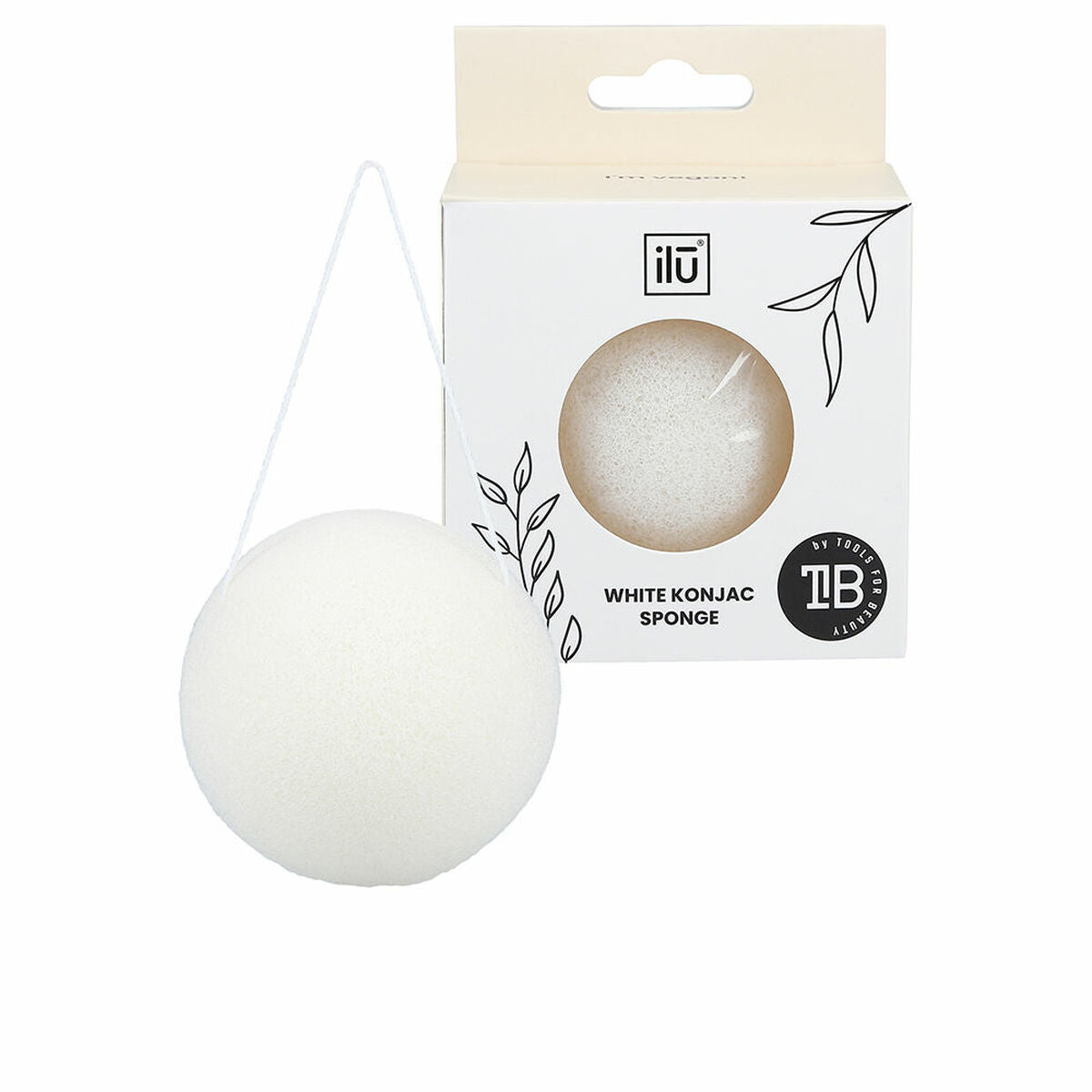 Exfoliating Facial Sponge Ilū Konjac White Ilū