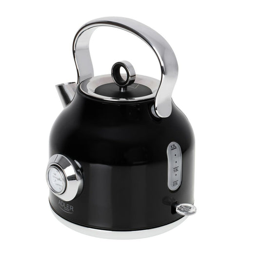 Kettle Adler AD 1346b Black Silver Stainless steel 1850-2200 W 1,7 L Adler