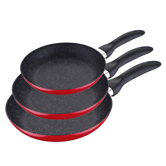 Set of pans San Ignacio Red Aluminium