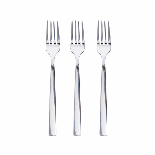 Set of Dessert Forks San Ignacio Earth SG7782 Stainless steel Shine (3 Units)