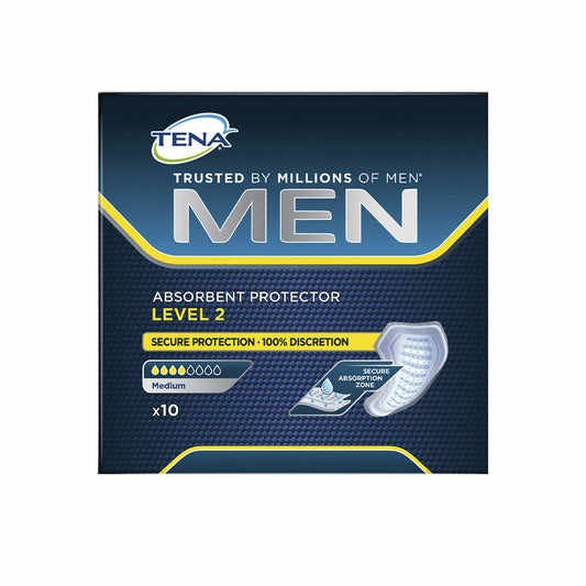 Normal sanitary pads without wings Tena Tena Men Level 10 Units Tena