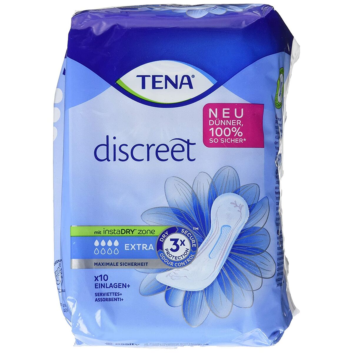 Incontinence Sanitary Pad Tena Discreet Tena