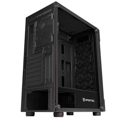 ATX Semi-tower Box Nfortec NF-CS-AZIR-B Black