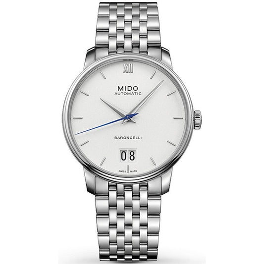 Men's Watch Mido BARONCELLI Silver (Ø 40 mm) Mido