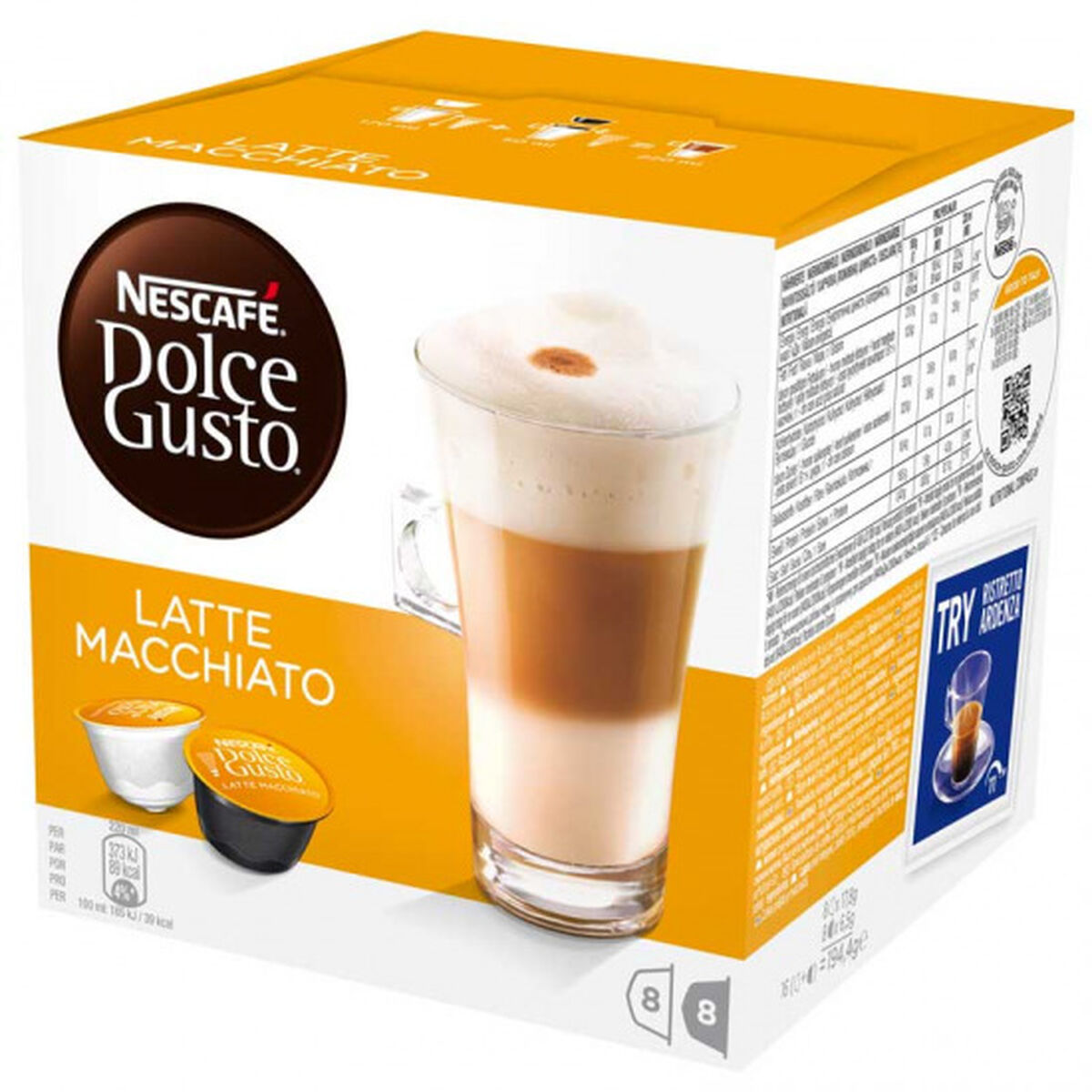 Coffee Capsules with Case Nestlé 12416058 (16 Units)