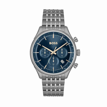 Unisex Watch Hugo Boss 1514083 Navy Blue Dark grey (Ø 45 mm)