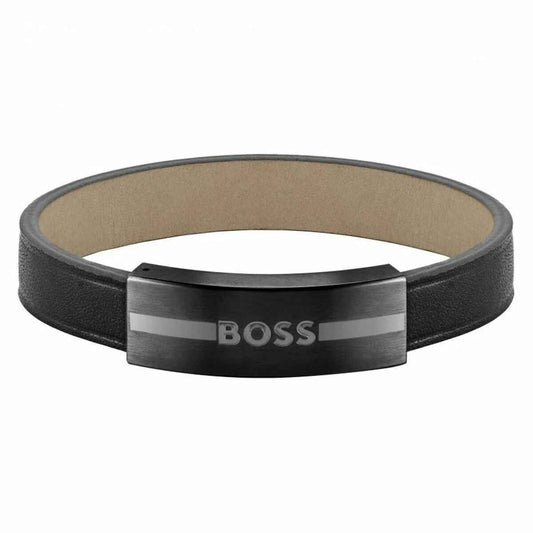 Men's Bracelet Hugo Boss 1580490M Leather 20 cm