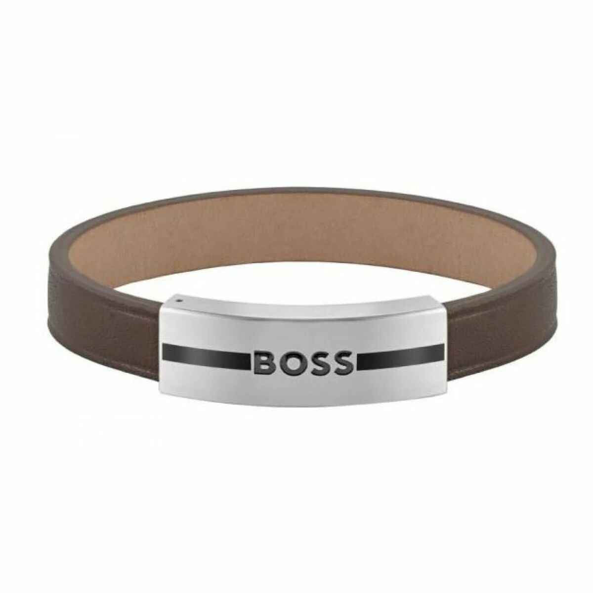 Men's Bracelet Hugo Boss 1580496M Leather 20 cm