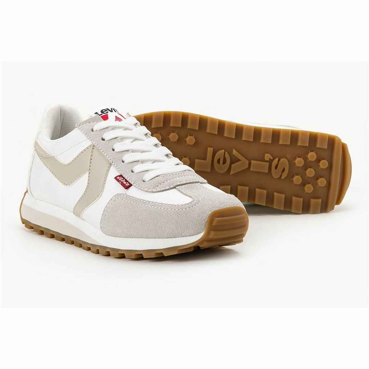 Women's casual trainers Levi's Stryder Red Tab S White