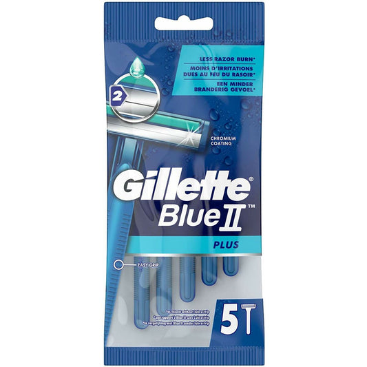 Shaving Razors Gillette Blue Ii Plus 5 Units Gillette