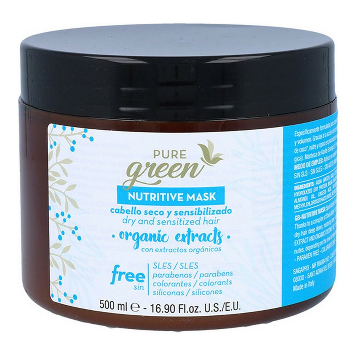 Hair Mask Pure Green Nutritive Pure Green