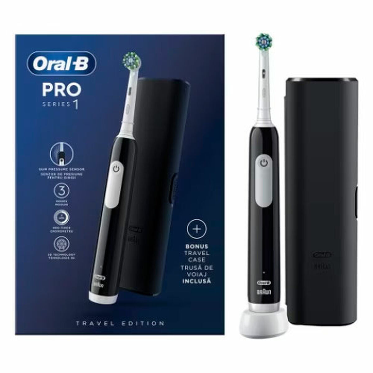 Electric Toothbrush Oral-B Pro 1 Black Oral-B