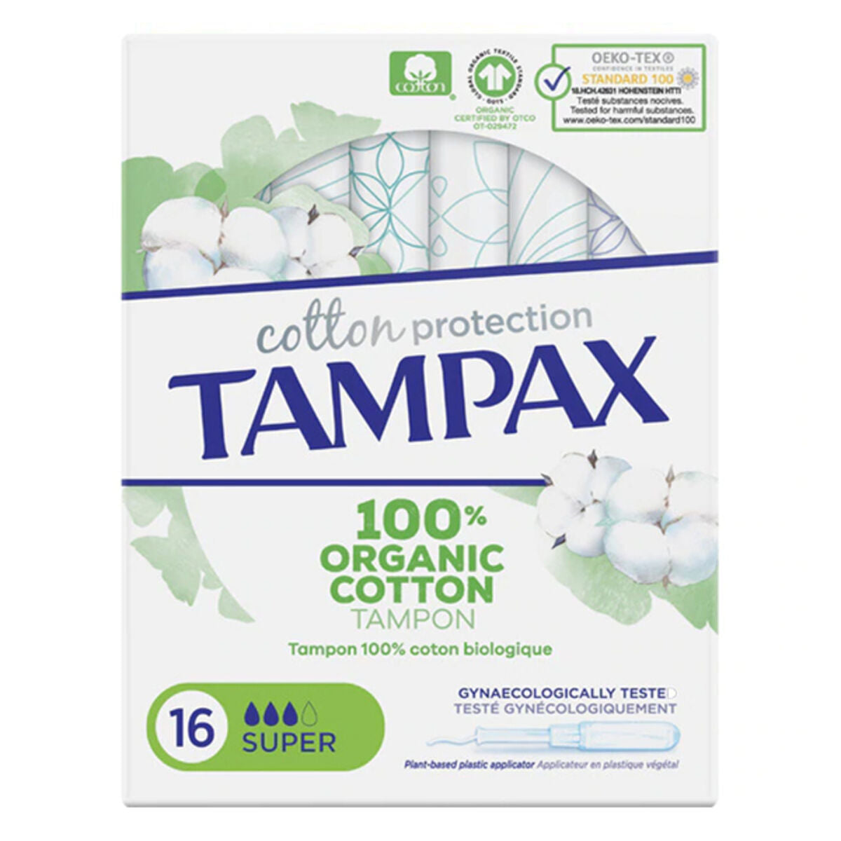 Super Tampons ORGANIC Tampax Tampax Organic Super (16 uds) 16 Units Tampax