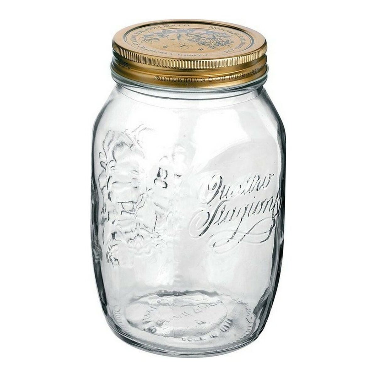 Glass Jar Bormioli 365160MDE121990 Transparent Glass 1 L Hermetic (1000 cc)